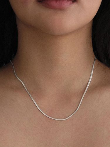 Flat Chain Necklace (Silver925) - Another Layer - Modalova