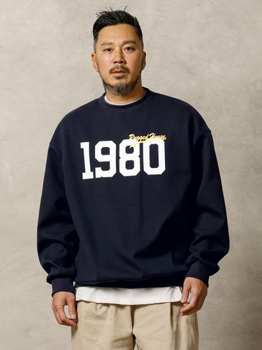 Logo Authentic Sweatshirt_Navy - RUGGED HOUSE - Modalova