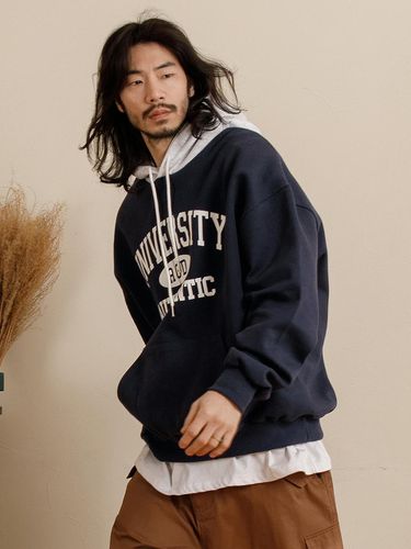 University Color Hoodie_Navy - RUGGED HOUSE - Modalova