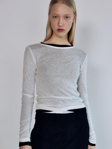 Wool Tencel T-shirt - NICK&NICOLE - Modalova