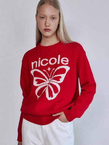 Cashmere Butterfly Bold Star Pullover - NICK&NICOLE - Modalova