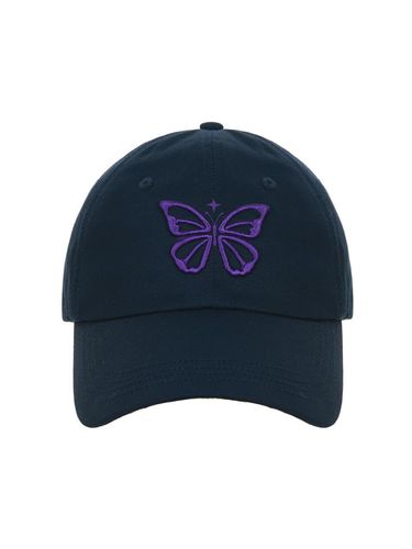 Vintage Butterfly Blink Ball Cap _ Purple - NICK&NICOLE - Modalova