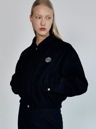 Standard Blouson Jacket - Black - NICK&NICOLE - Modalova