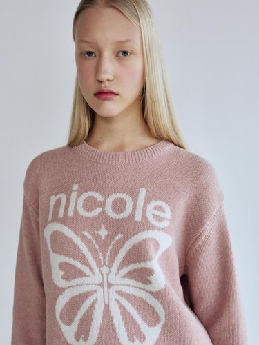 Cashmere Butterfly Bold Star Pullover - NICK&NICOLE - Modalova