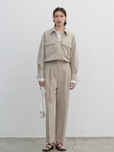 Dion Wide Wool Pants - Atelier Nain - Modalova