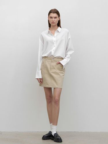 Essential Color Denim Mini Skirt - Atelier Nain - Modalova