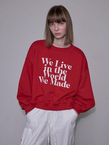 World Flower Sweatshirt_Red - Rosefrantz - Modalova