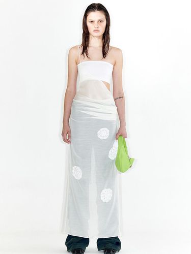 Flower Applique Skirt - OPEN YY - Modalova