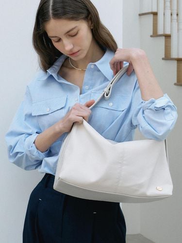 Daily Nylon Hobo Bag_Sand - ANEDIT - Modalova