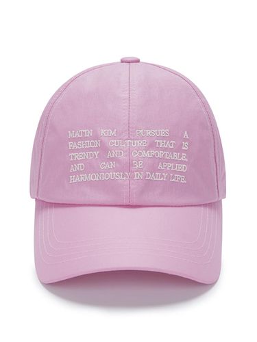 Crisp Heritage Ball Cap_Pink - Matin Kim - Modalova