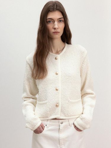 Tweed Texture Sweat Jacket - LE - Modalova