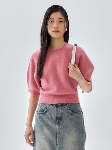 Half Sleeve Knit Top_2color - FRONTROW - Modalova