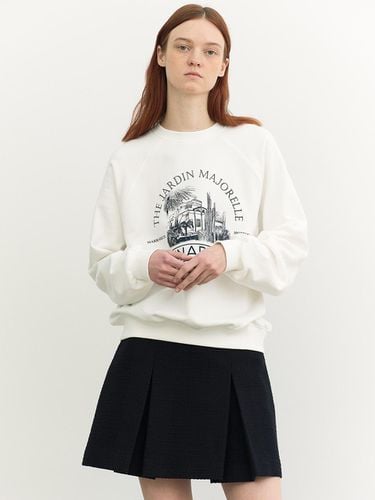 Marrakech Print Sweatshirt_White - a.t.corner - Modalova