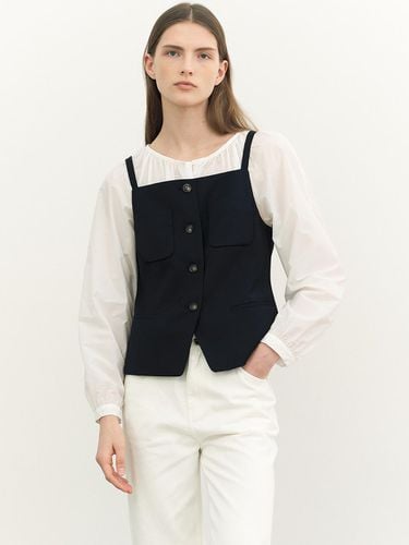 Sleeveless Vest_Black - a.t.corner - Modalova