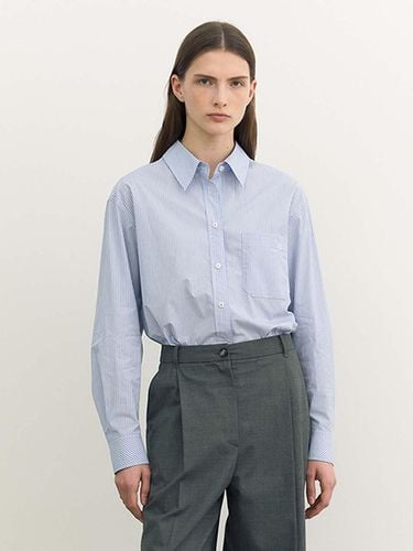 Classic Stripe Shirt_Blue - a.t.corner - Modalova