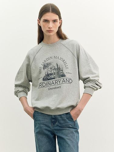 Marrakech Print Sweatshirt_Gray - a.t.corner - Modalova