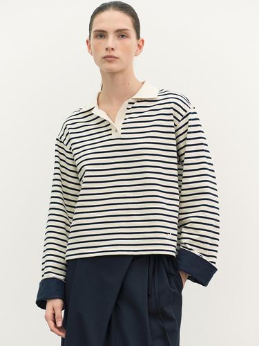 Stripe Cropped T-shirt - a.t.corner - Modalova