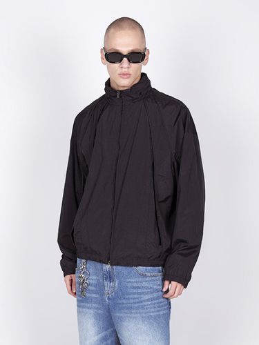 Hidden Hood Track Jacket - Black - Millo Archive - Modalova