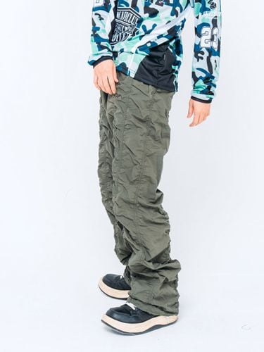 Wave Puckering Pants_Khaki - duckdive - Modalova