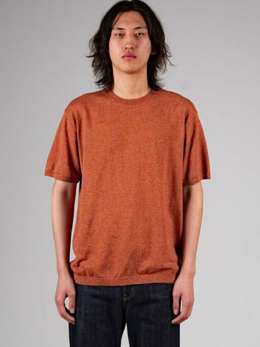 Noise Round Short Sleeve Knit Top - IOEDLE - Modalova