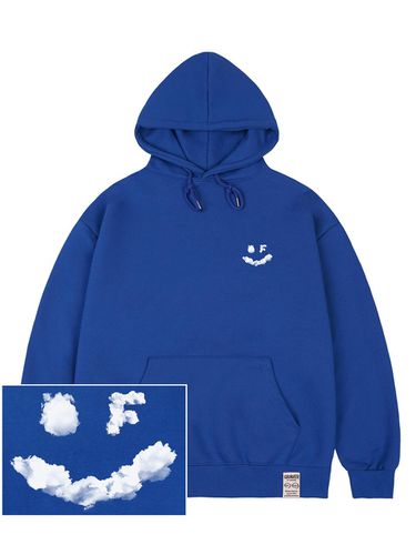 UNISEX] Small Cloud Drawing Smile Hoodie - GRAVER - Modalova