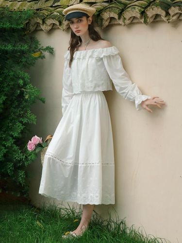 DD_Pure white two-piece set - DUNDROP - Modalova