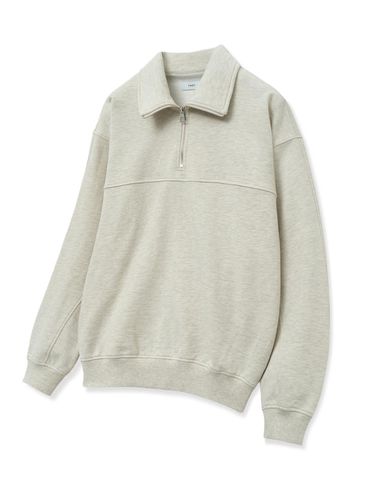 Oversized Cutting Half Zip Up Sweatshirt - TNGT - Modalova