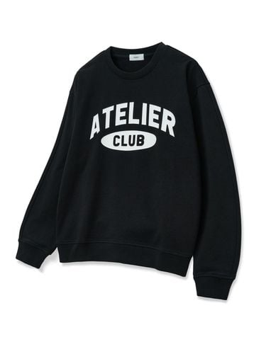 Oversized Atelier Logo Sweatshirt_Black - TNGT - Modalova