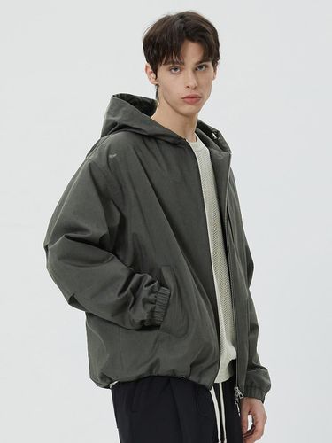 Oversized Hooded Zip-Up Jacket - TNGT - Modalova