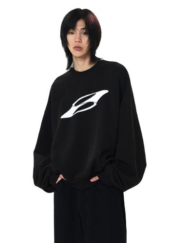 Fade Logo Heavy Sweatshirt _ Black - THE IDENTITY PROJECT - Modalova