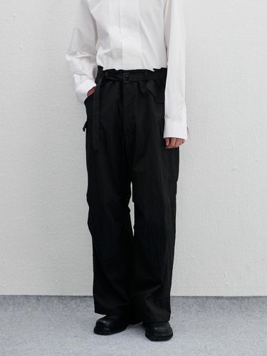 Set] Belt Pocket Pant - Black - lemalere - Modalova