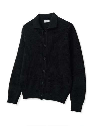 Semi-Oversized Collared Cardigan - TNGT - Modalova