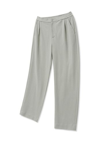 Wide-Fit Banding Terry Pants Beige - TNGT - Modalova