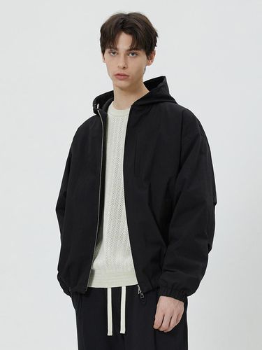 Oversized Hooded Zip-Up Jacket - TNGT - Modalova