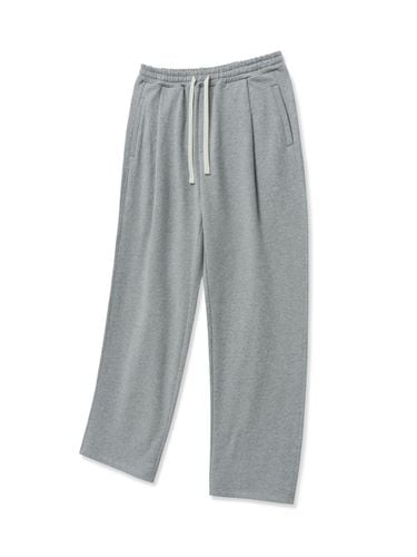 Wide-Fit One-Tuck Sweatpants Gray - TNGT - Modalova