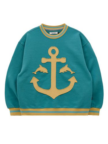 Marine Applique Vintage Sweatshirt - WAIKEI - Modalova