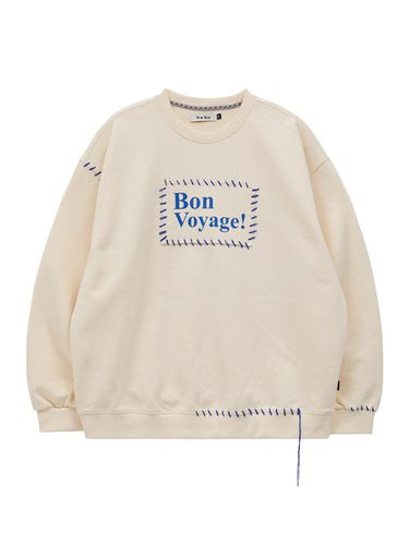 Bon Voyage Hand Stitching Sweatshirt - WAIKEI - Modalova