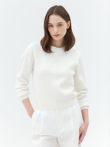 Cable Knit Sweater - MIND BRIDGE women - Modalova