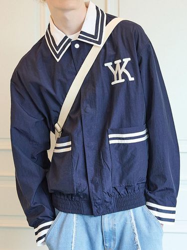 Marine Collar Shirt Jacket - Navy - WAIKEI - Modalova