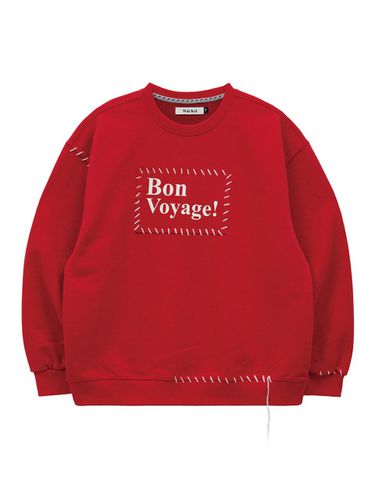 Bon Voyage Hand Stitching Sweatshirt - WAIKEI - Modalova