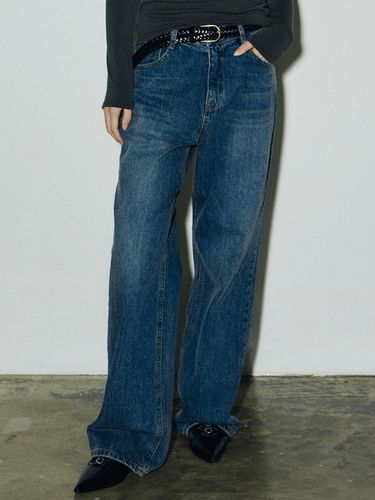 Comfortable Denim Pants - Blue - NICK&NICOLE - Modalova