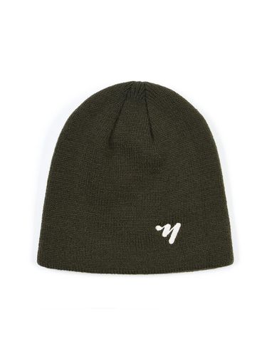 Signature NN Logo Beanie _ Khaki - NICK&NICOLE - Modalova