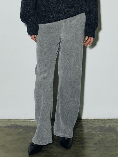 Corduroy Wide Banded Pants - NICK&NICOLE - Modalova