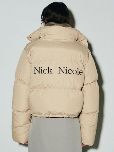 Volume Short Puffer - Beige - NICK&NICOLE - Modalova