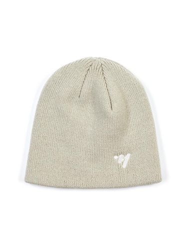 Signature NN Logo Beanie _ Beige - NICK&NICOLE - Modalova