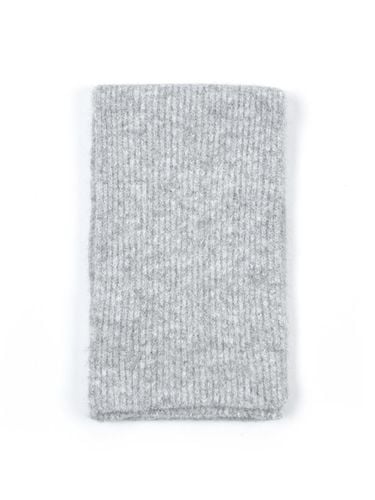 Minimal Signature Logo Scarf_ Gray - NICK&NICOLE - Modalova