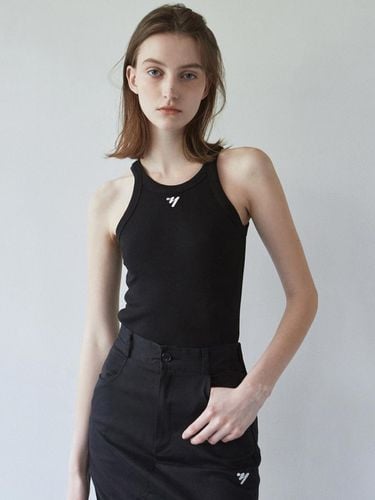 Minimal Sleeveless Top - Black - NICK&NICOLE - Modalova