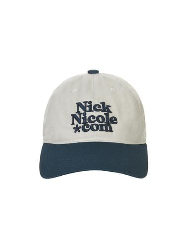 NN Dotcom Two-tone Signature Ball Cap _ NAvy - NICK&NICOLE - Modalova