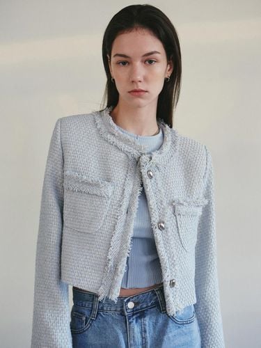 Charlotte Cropped Tweed Jacket - NICK&NICOLE - Modalova