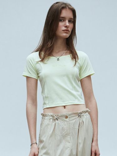 Slim Line Cropped T-shirt - NICK&NICOLE - Modalova